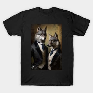 Wolf Grooms - Marriage Equality - LGBTQ+ Pride T-Shirt